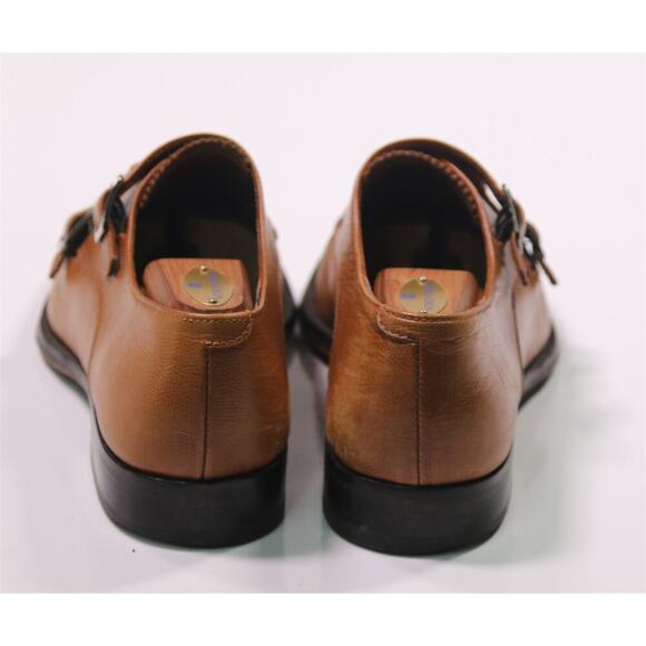 Suitsupply x Antonio Maurizi British Tan Double Monk Strap Dress Shoes 42 - US 9 main image 6